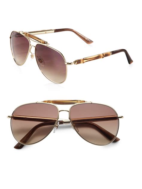 gucci aviator shades|Gucci unisex aviator sunglasses.